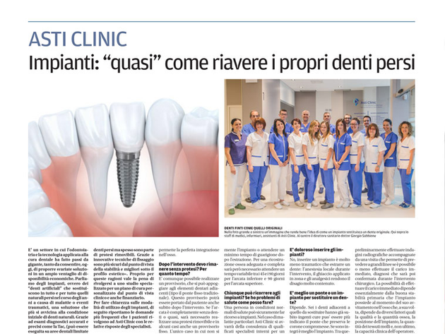 Impianti: “quasi”come riavere i propri denti persi