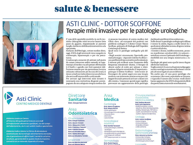 Terapie mini invasive per le patologie urologiche