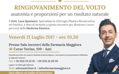 Ringiovanimento del volto – 21 luglio 2017
