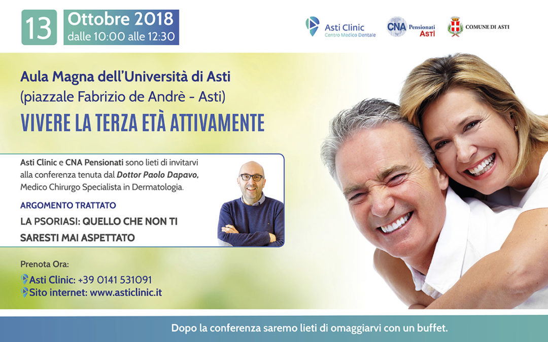 Vivere la terza età attivamente, 13 Ottobre 2018